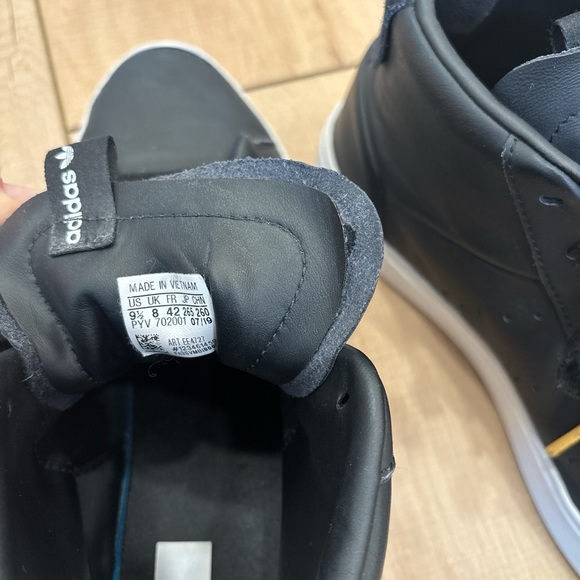 Adidas Black Sleek Mid Top Sneakers - Picture 6 of 7